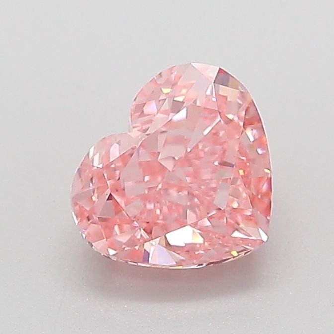 1.02 CT Fancy Vivid Pink HEART