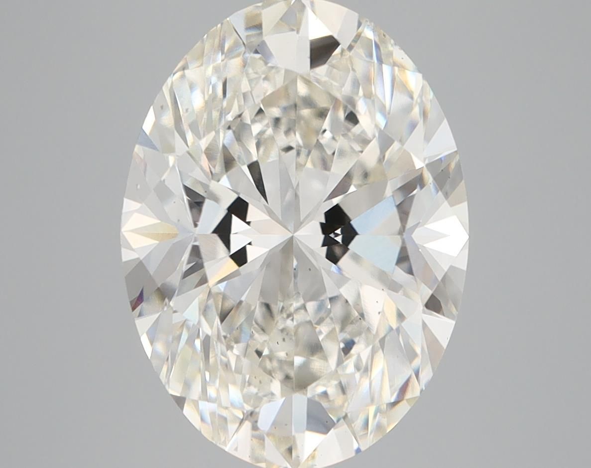 5.02 ct. oval Lab Grown Diamond front image