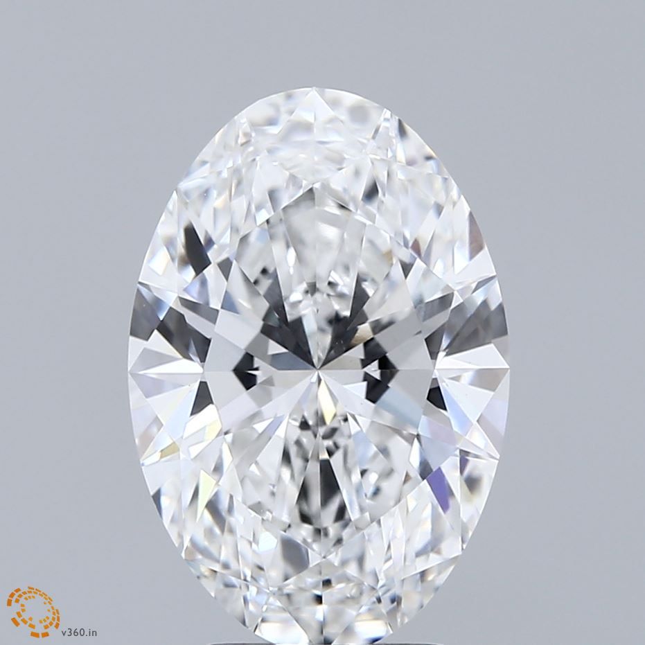 4.06 ct. oval Lab Grown Diamond front image