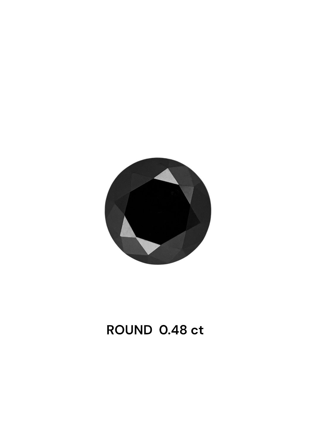 Diament 0.48 ct Fancy Black/VVS2