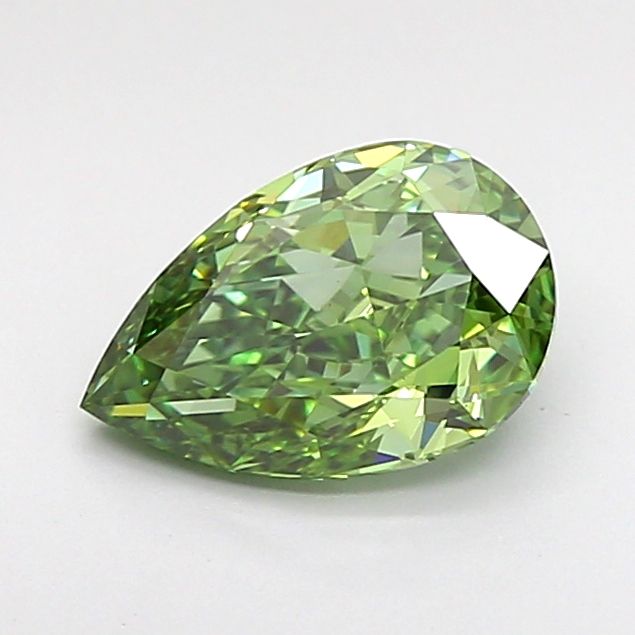 1.07 CT Fancy Vivid Green PEAR
