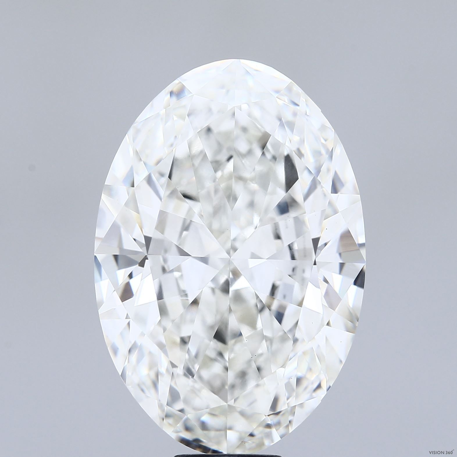 16.09 ct. oval Lab Grown Diamond front image