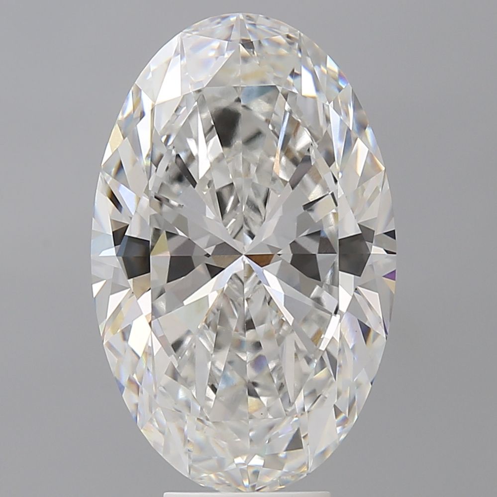 7.58 ct. oval Lab Grown Diamond front image