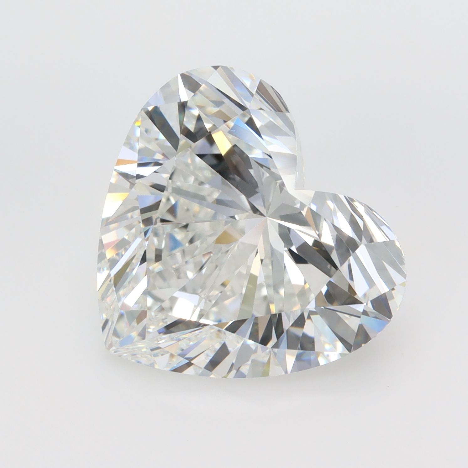 7.40 ct. heart Lab Grown Diamond front image