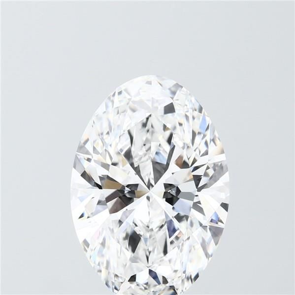 6.08 ct. oval Lab Grown Diamond front image