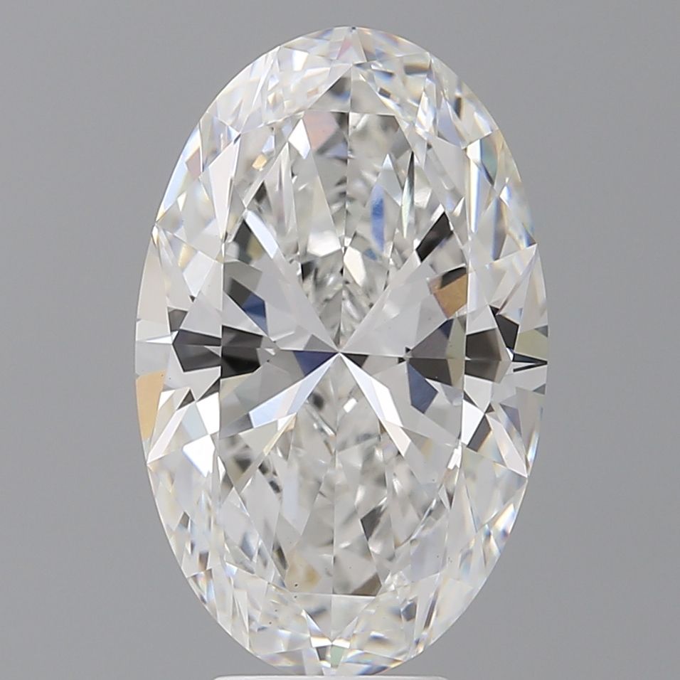 6.60 ct. oval Lab Grown Diamond front image
