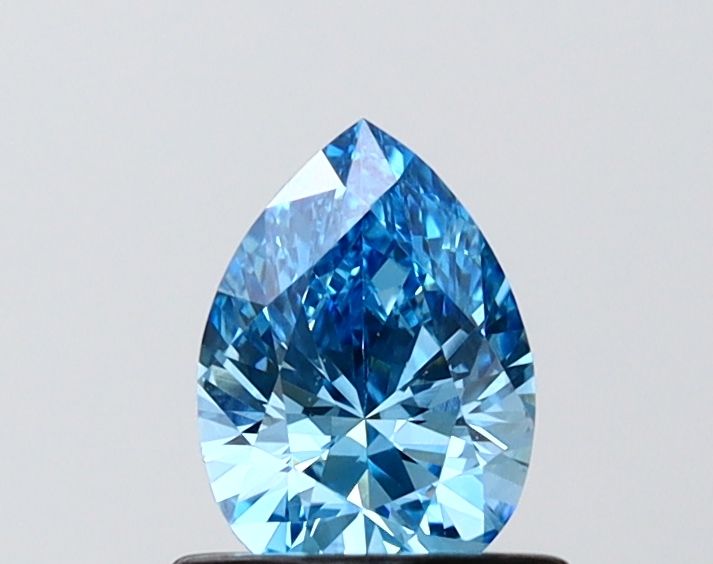 0.6 CT Fancy Vivid Blue PEAR