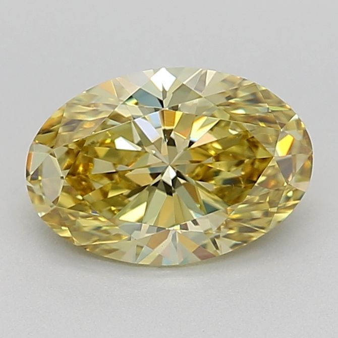 1.04 CT Fancy Intense Yellow OVAL