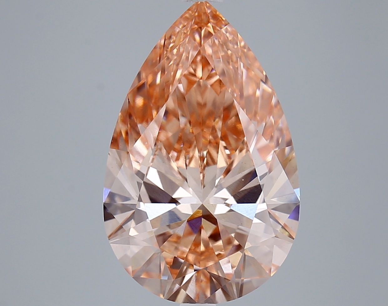 6.03 ct. pear Lab Grown Diamond front image
