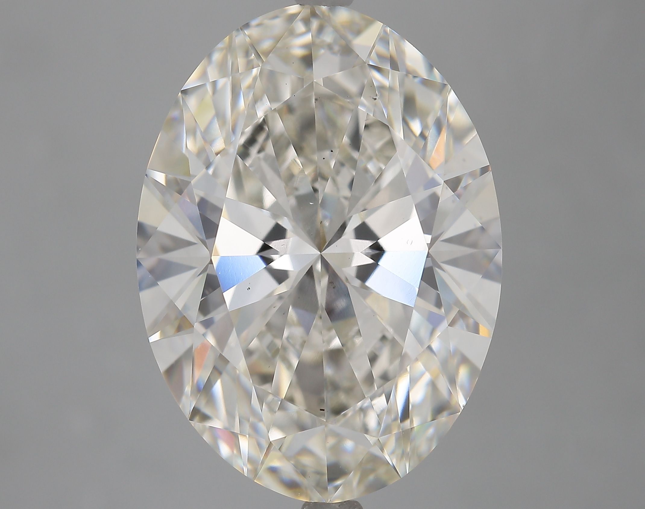 9.01 ct. oval Lab Grown Diamond front image