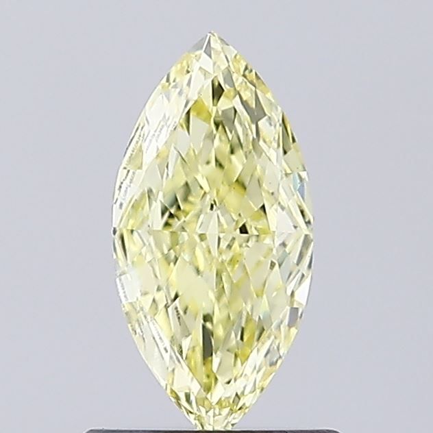 0.64 CT Fancy Yellow MARQUISE
