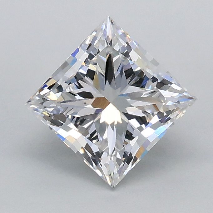 0.91 ct. princess Lab Grown Diamond front image