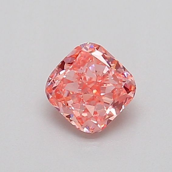 0.43 CT Fancy Vivid Pink CUSHION MODIFIED