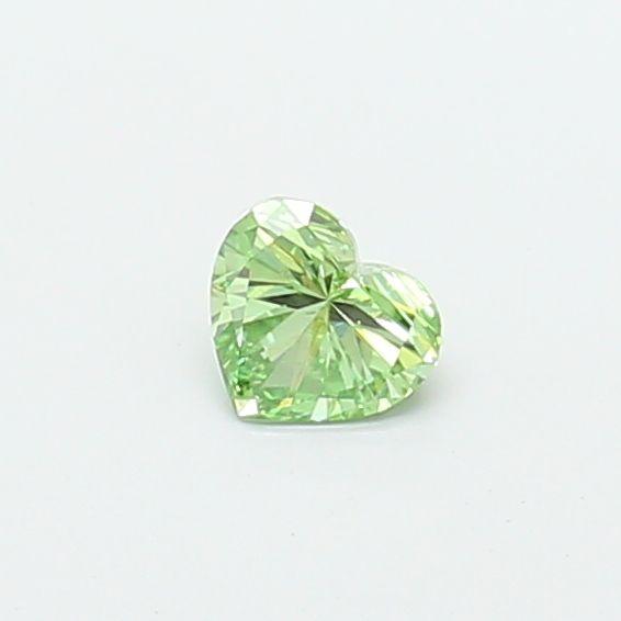 0.41 CT Fancy Vivid Green HEART