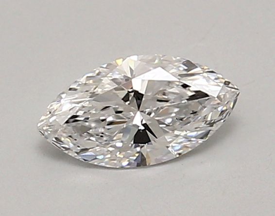 0.59 Carati D VS2 Marquise Laboratorio Diamante