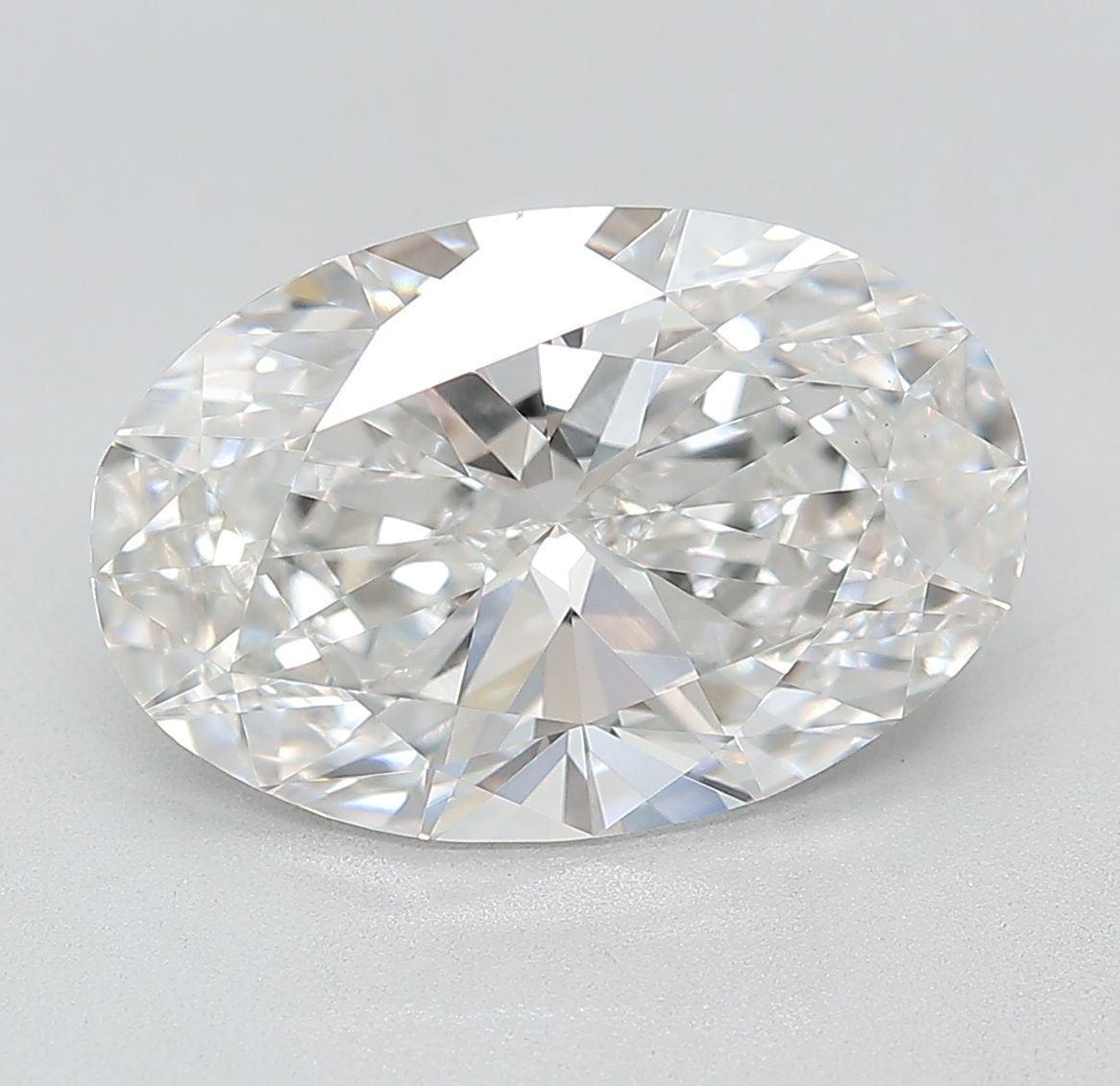 5.04 ct. oval Lab Grown Diamond front image