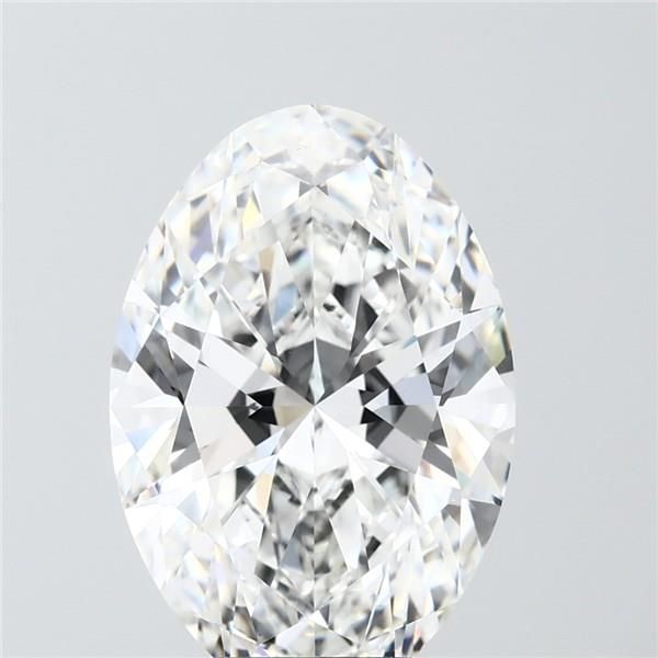 6.07 ct. oval Lab Grown Diamond front image