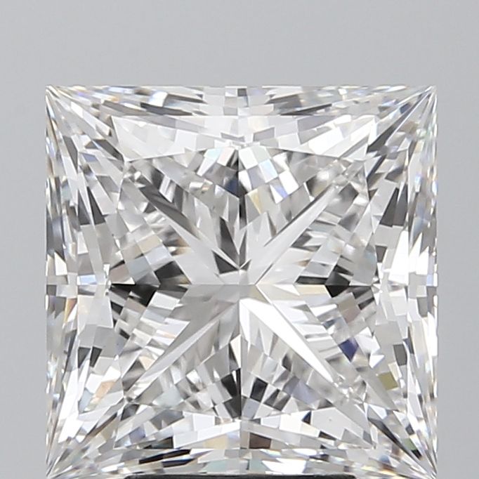 6.09 ct. princess Lab Grown Diamond front image