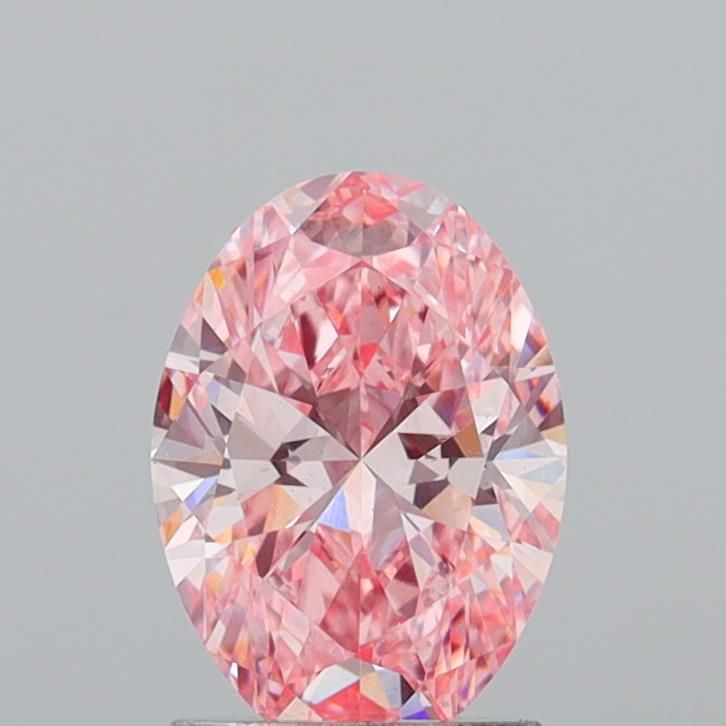 1.54 CT Fancy Vivid Pink OVAL