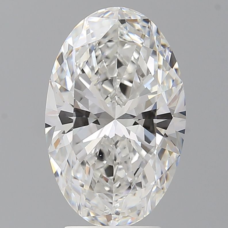 4.05 ct. oval Lab Grown Diamond front image
