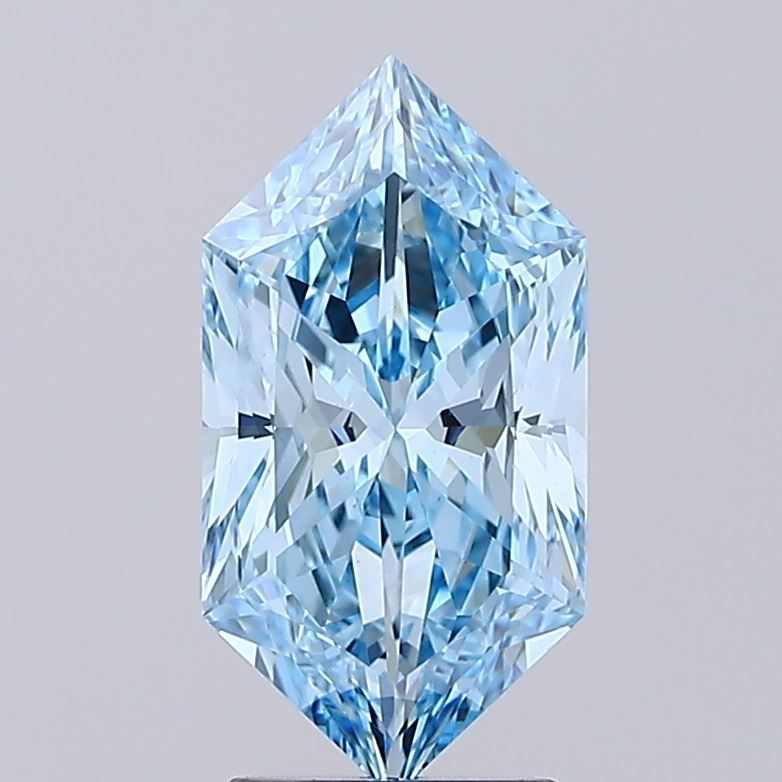 2.5 ct lab-grown Hexagonal Diamond