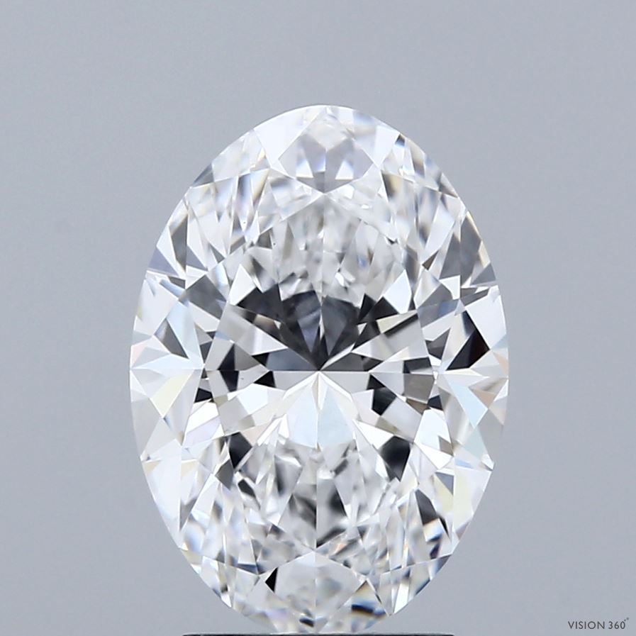 3.08 ct. oval Lab Grown Diamond front image