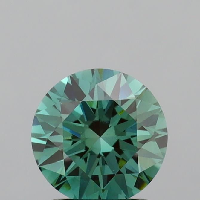 1.5 CT Fancy Vivid Green ROUND