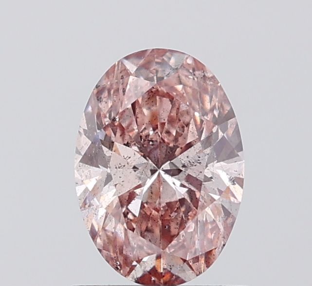 1.0 CT Fancy Intense Brown Pink OVAL