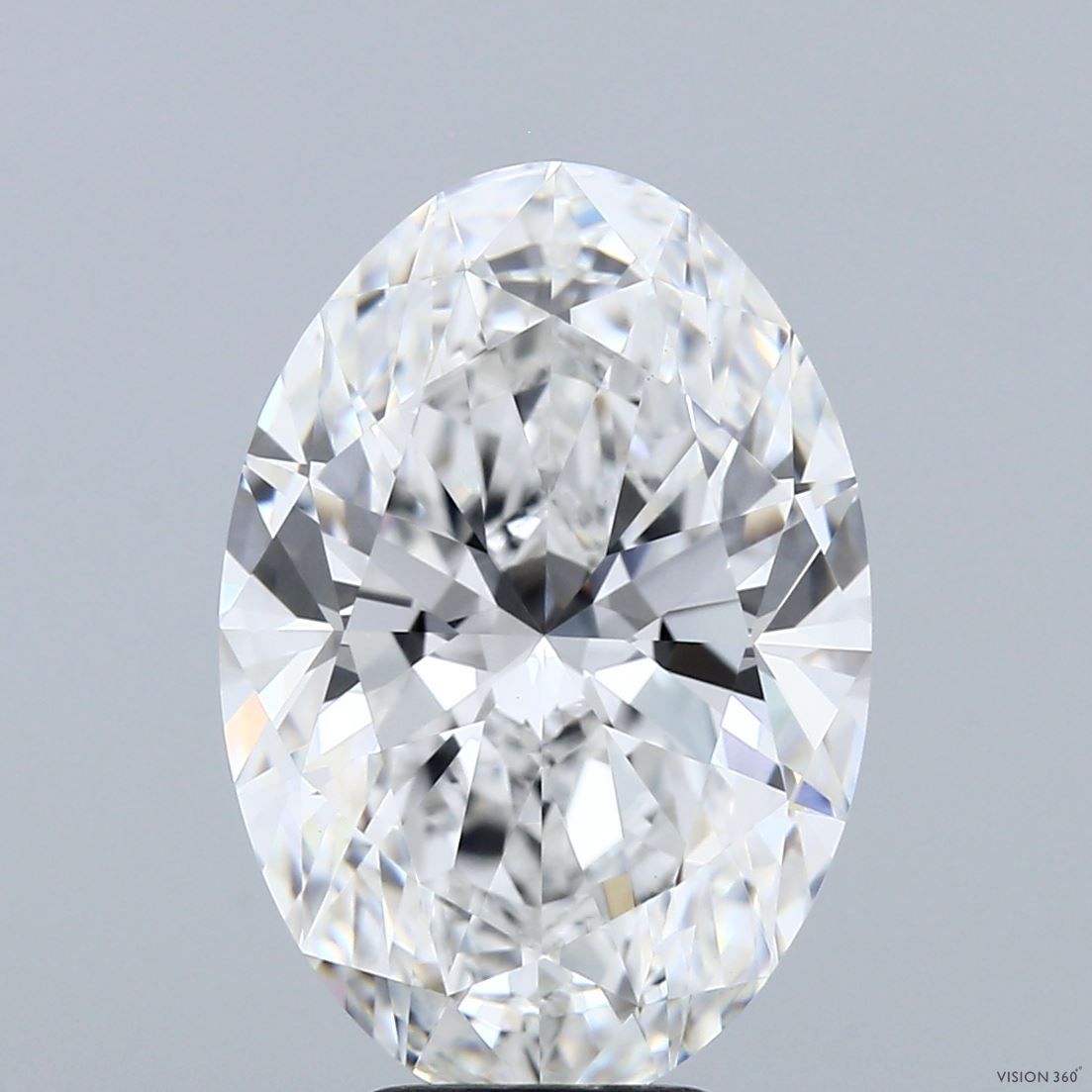 6.07 ct. oval Lab Grown Diamond front image