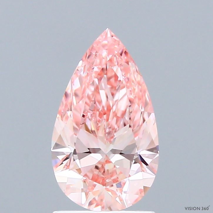 1.15 CT Fancy Vivid Pink PEAR