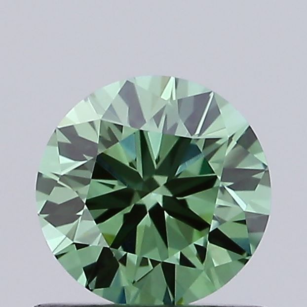 0.7 CT Fancy Vivid Green ROUND