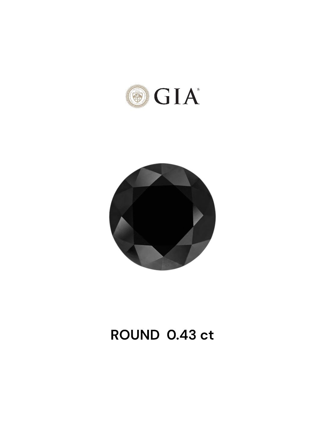 0.43 ct Round diamond