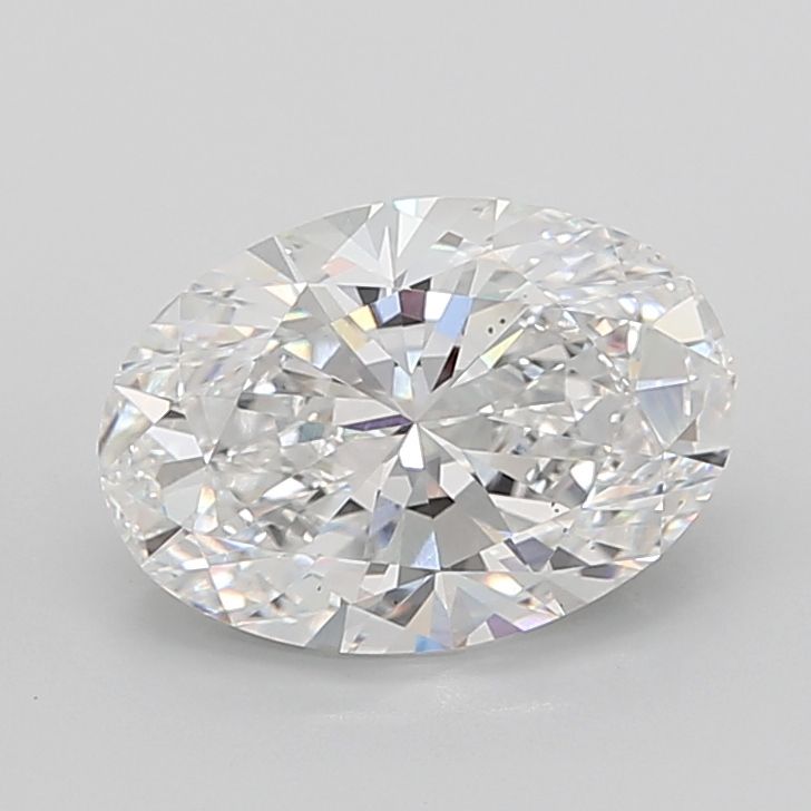 6.07 ct. oval Lab Grown Diamond front image