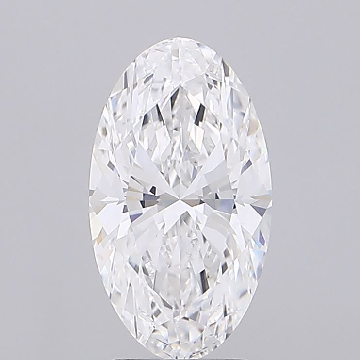 3.30 ct. oval Lab Grown Diamond front image