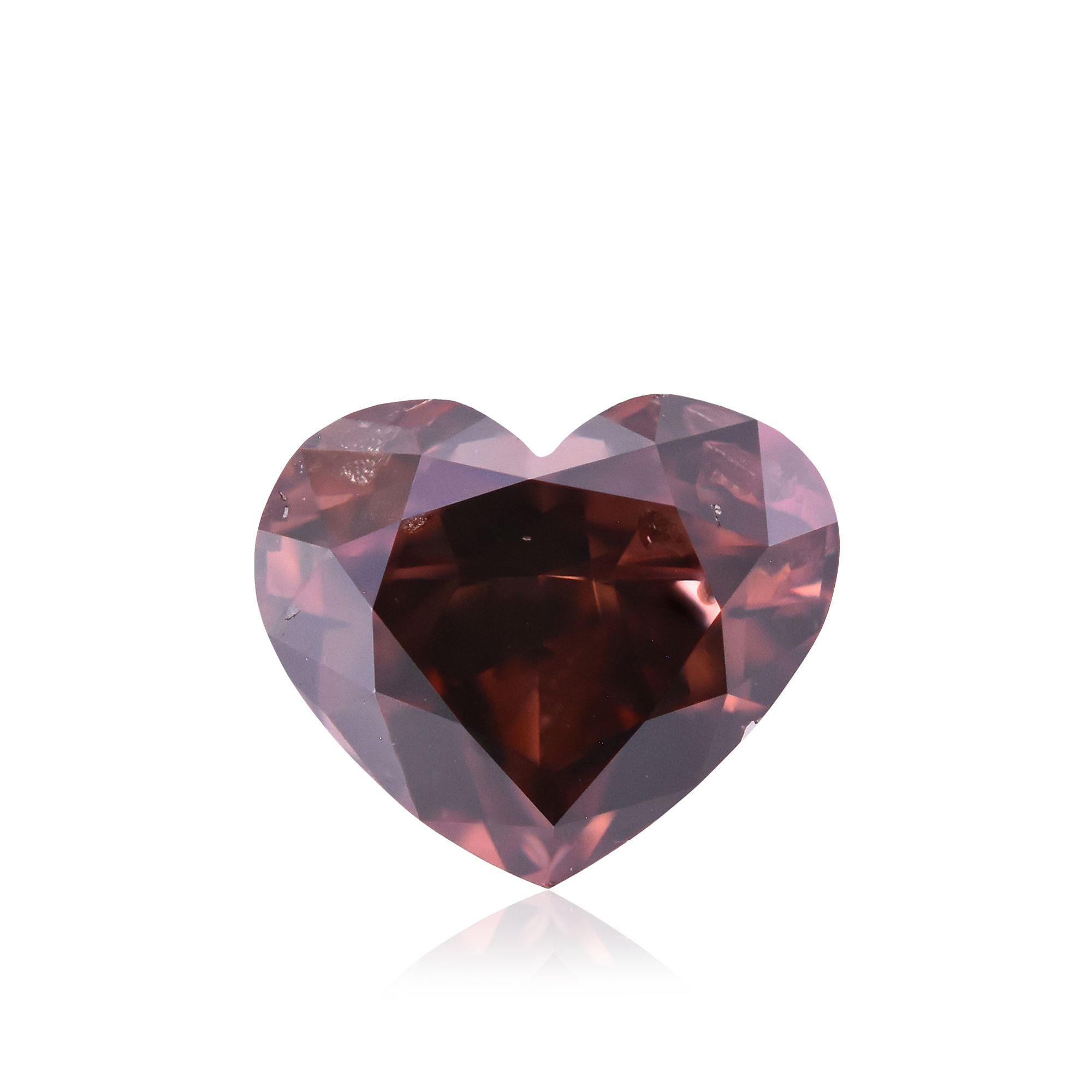 Diament 0.41 ct Fancy Deep Brown Pink/I1