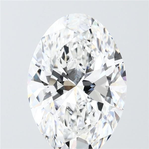 6.02 ct. oval Lab Grown Diamond front image