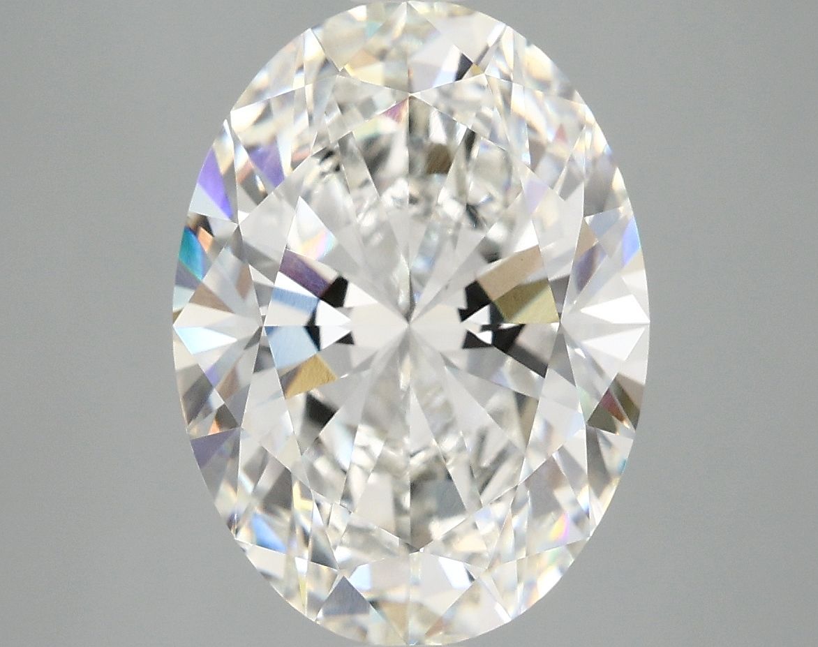 5.09 ct. oval Lab Grown Diamond front image