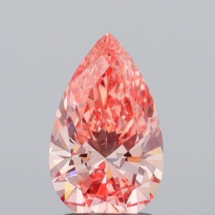 1.51 CT Fancy Vivid Pink PEAR