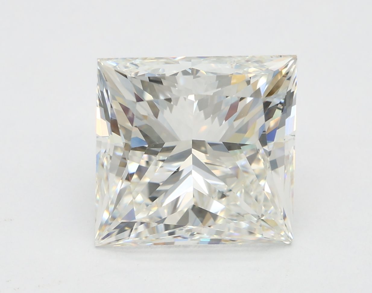 3.88 ct. princess Lab Grown Diamond front image