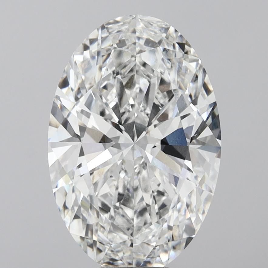 9.59 ct. oval Lab Grown Diamond front image