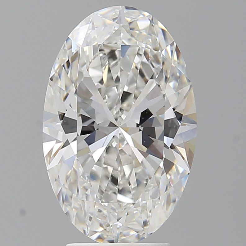 4.10 ct. oval Lab Grown Diamond front image