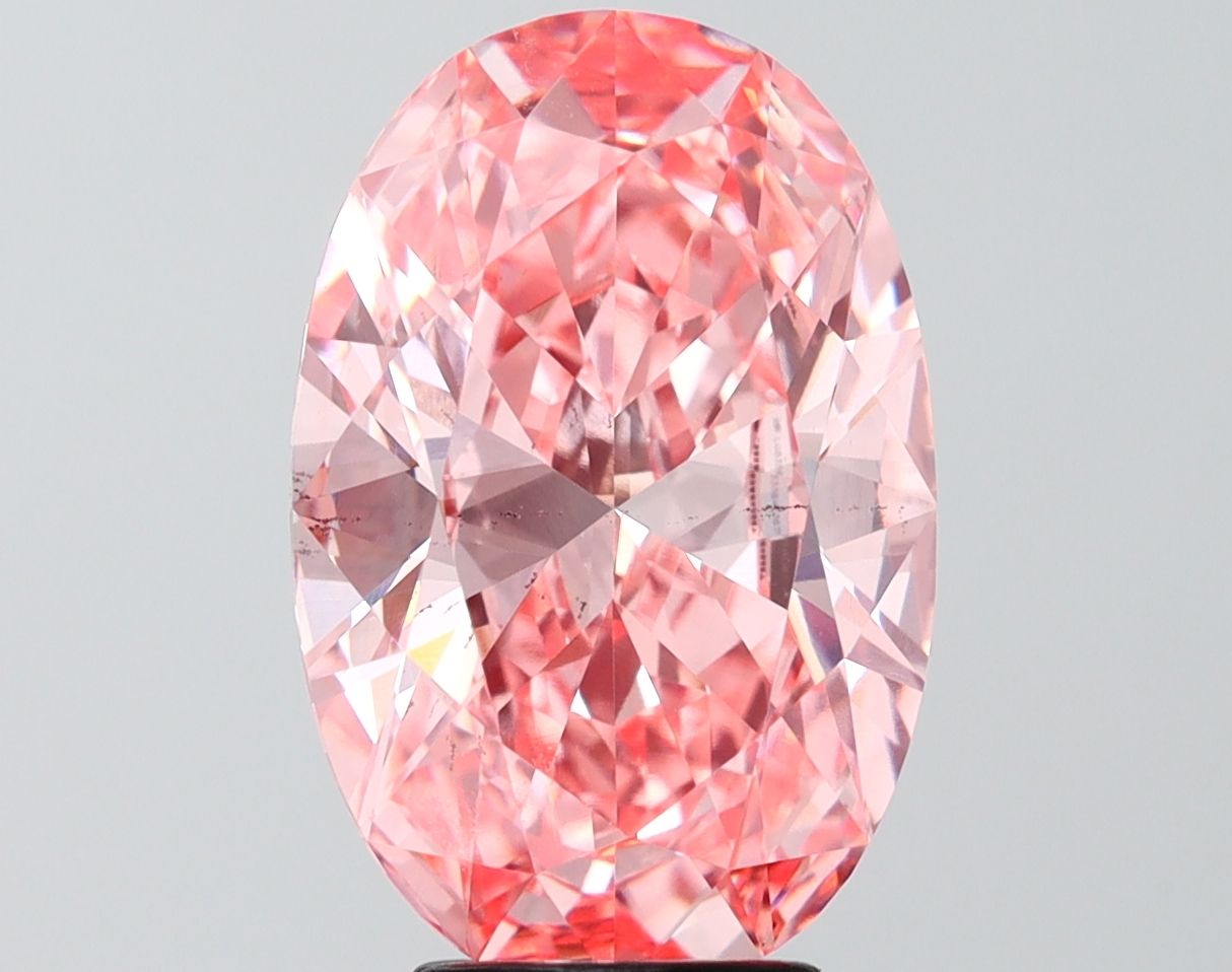 5.01 ct. oval Lab Grown Diamond front image