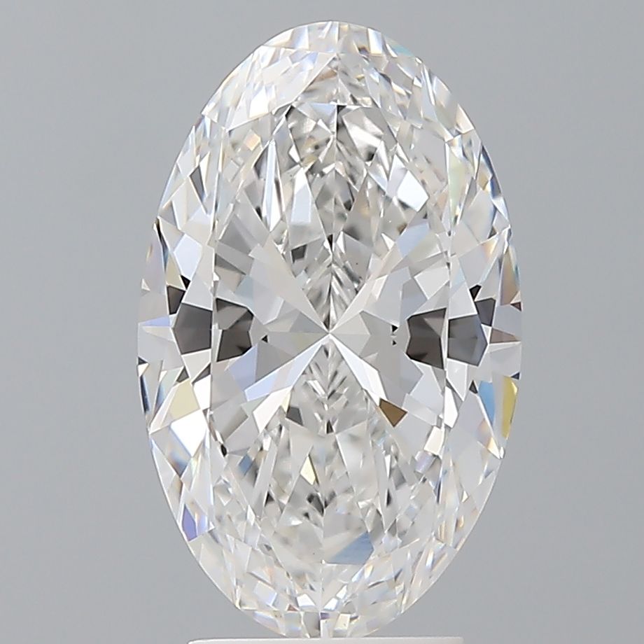 3.58 ct. oval Lab Grown Diamond front image