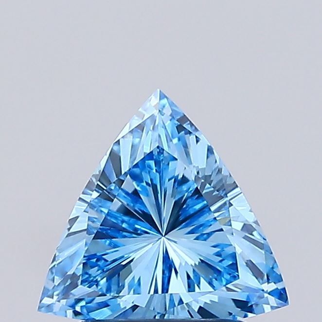 1.05 CT Fancy Vivid Blue TRIANGULAR