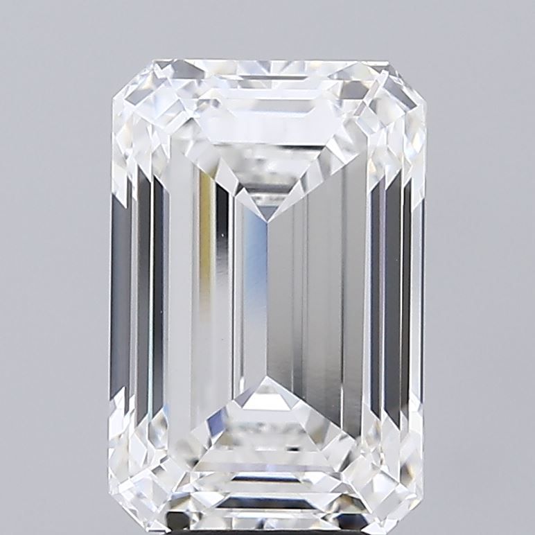 6.10 ct. emerald Lab Grown Diamond front image