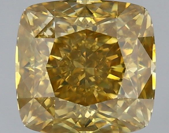 Diament 1.54 ct Fancy Deep Brownish Yellow/SI1
