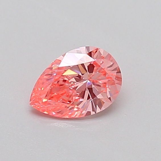 0.32 CT Fancy Vivid Pink PEAR