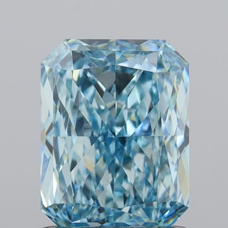 1.51 CT Fancy Vivid Blue RADIANT