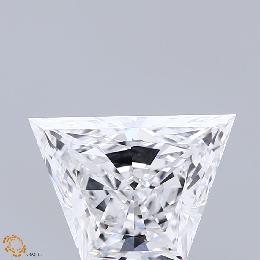 3.3 ct lab-grown Trapezoid Diamond