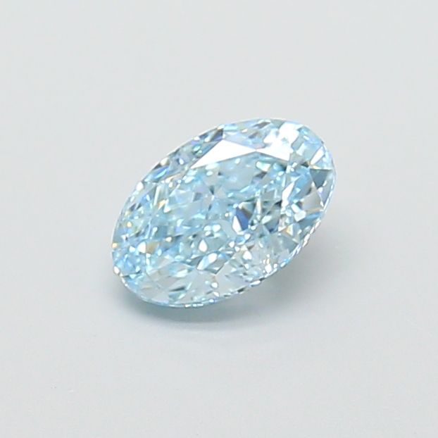 1.03 CT Fancy Intense Blue OVAL